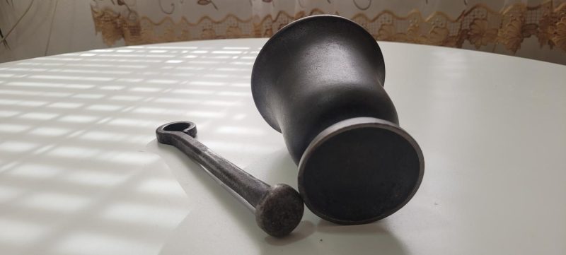 Mortel, troligen järn, 14cm
