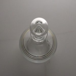 Karaff guldiga ränder  Art deco stil, vintage, H 21cm