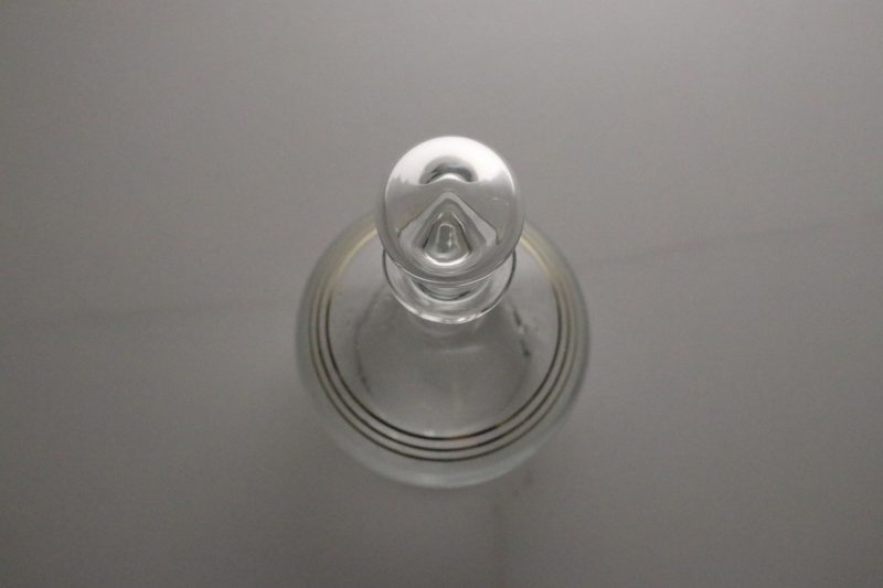 Karaff guldiga ränder  Art deco stil, vintage, H 21cm