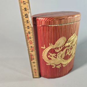 Dekorativ låda, Hantverk med halm konst, Dragon Box