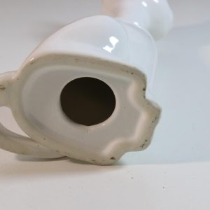 Vit katt prydnad skrivbord dekoration för café kontor hem skåp dekor 28 cm