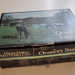 Fisk i klarglas, Orrefors av Lars Hellsten. Vintage!