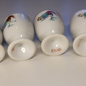 ÄGGKOPPAR, 4 stycken, porslin, Kina