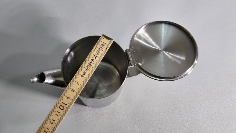 Kaffekanna 0,6 L, Rostfritt stål