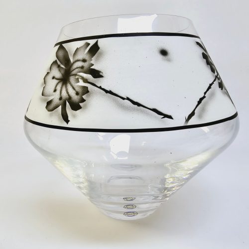 Elegant Bergdala-vas med handmålat mönster, 15,5 cm