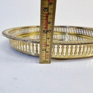 Elegant Bricka – 24k Guldplätering, 24 cm