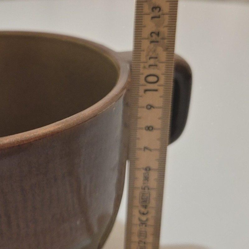 UPSALA-EKEBY, Karott, brunglaserad keramik 10,5cm