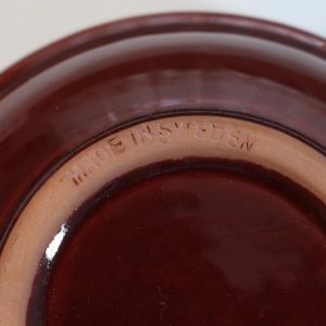 3st skålar, glasyr i olika färger, Made in Sweden
