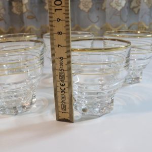 Frankrike - Art Déco - 7st Glas