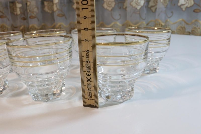 Frankrike - Art Déco - 7st Glas