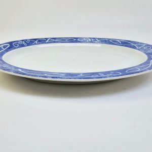 Retro serveringsfat "Kala" av Päivi Pekkala för Arabia – 24x17 cm