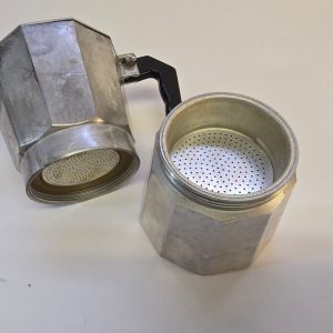 Klassisk Espressokanna i Aluminium - Retrodesign, 19 cm