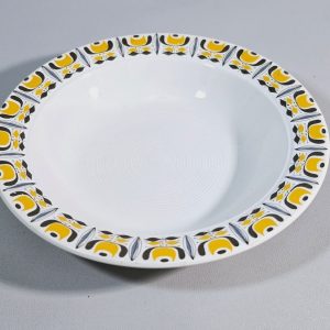 Vacker Retro djup tallrik, Egersund Norway - 20cm