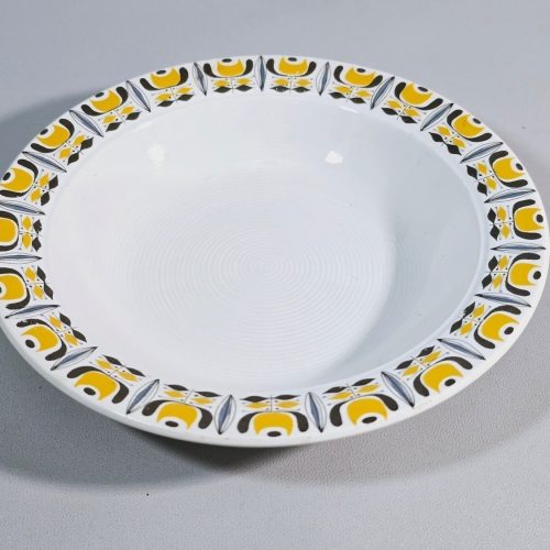 Vacker Retro djup tallrik, Egersund Norway - 20cm