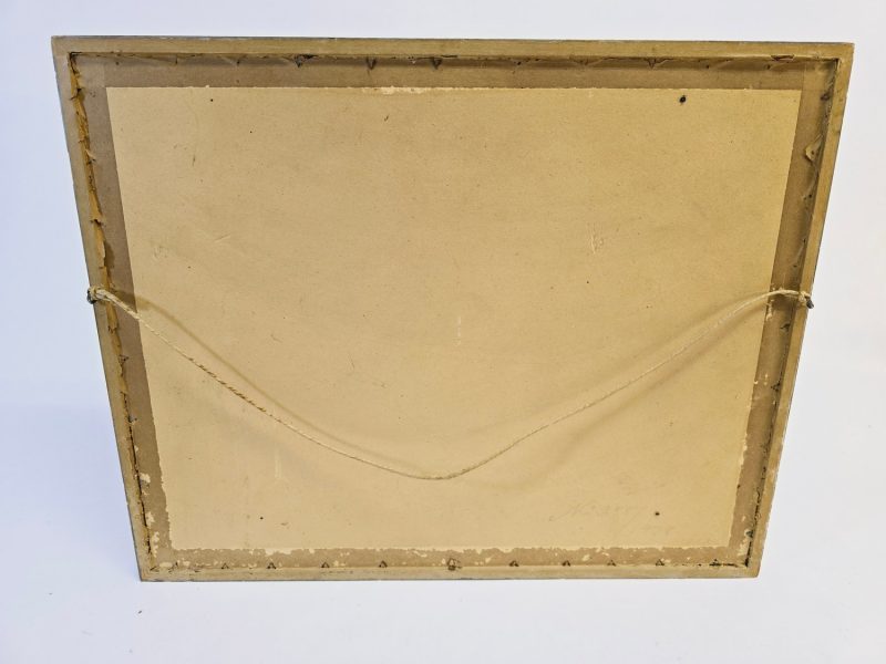 Litografi - Vinterlandskap – Signerat Verk från 1936