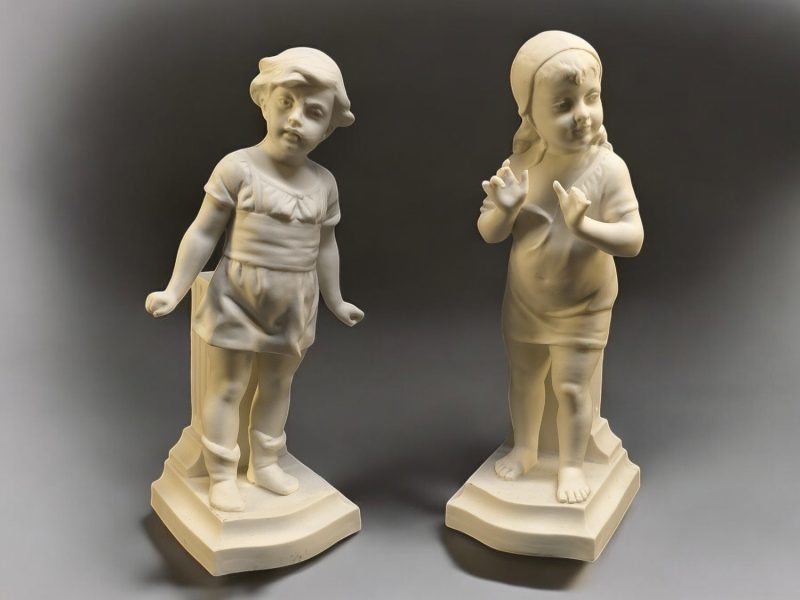 Charmiga Gustavsberg Figuriner i Par – 1919