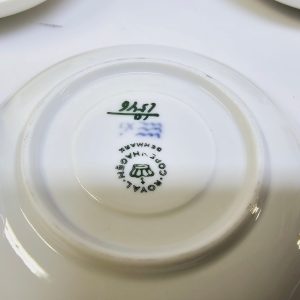 Klassiska Blåblommiga Koppar från Royal Copenhagen – Set om Tre