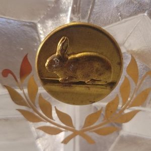 Formo skulptur i glas - Kanin