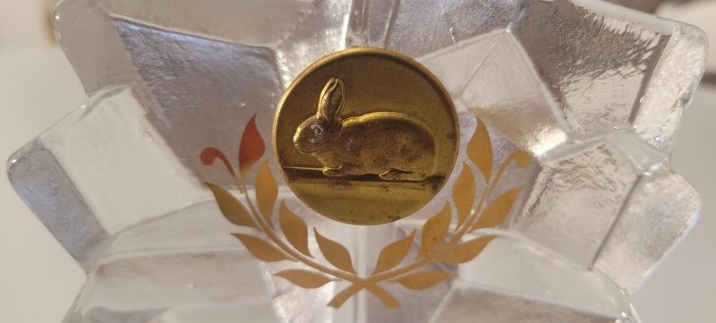 Formo skulptur i glas - Kanin