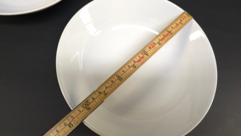 Djupa tallrikar från IKEA – 21,5 cm i diameter