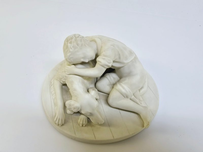 Antik Gustavsberg-skulptur i parian av Adele Rudenschöld – Tidlös elegans