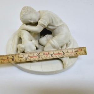 Antik Gustavsberg-skulptur i parian av Adele Rudenschöld – Tidlös elegans