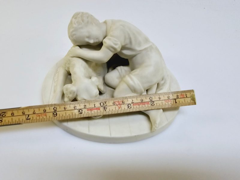 Antik Gustavsberg-skulptur i parian av Adele Rudenschöld – Tidlös elegans
