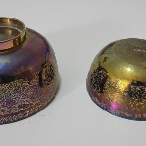 2st Skålar i metall, "CHINA"
