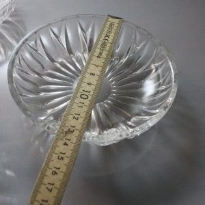 Glasfat, fruktservis, art deco