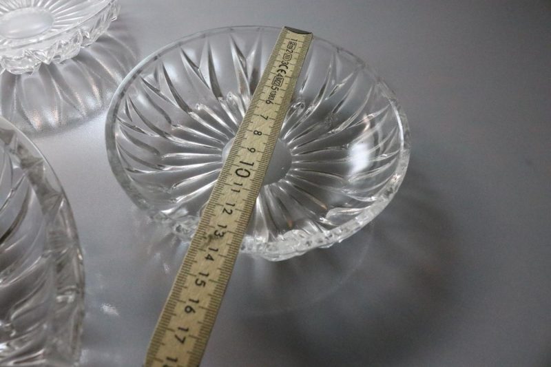 Glasfat, fruktservis, art deco