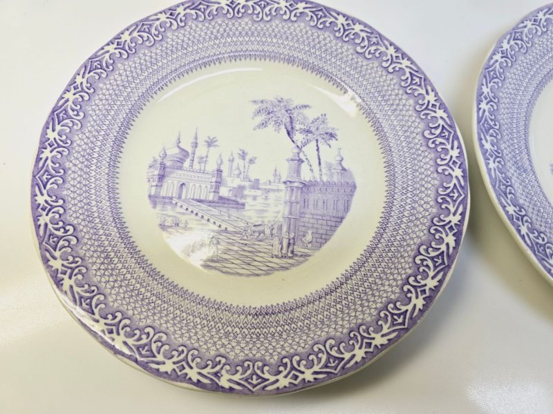 Elegant set av fyra vintage-tallrikar från Gustavsberg – Stambuls-serien