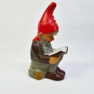 Klassisk Tomtefigur i Keramik – West Germany – 18 cm