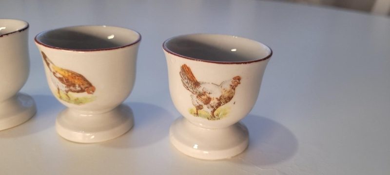 4 st Retro Äggkoppar