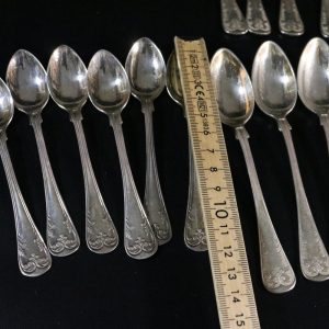 Eleganta Skedar i Alpacca - Set om 18 st, PRIMA ALP NS 40