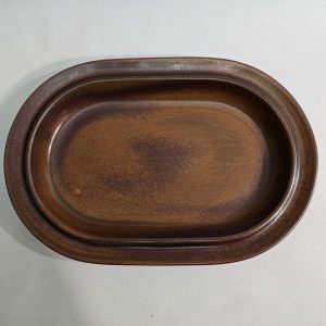 Uppläggningsfat, Arabia, "Ruska", Glaserad stengods, Designer: Ulla Procopé
