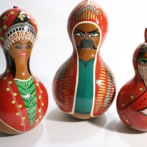 Handmålade Dekorativa Kalebasser - En Exotisk Touch till Din Inredning
