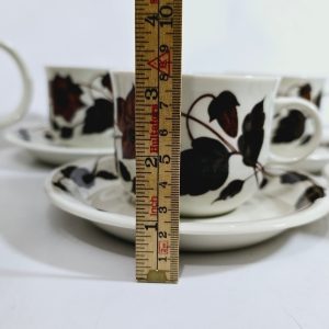 Teservis, 7 delar, porslin, "Tea for two", Arabia, Finland GUNVOR OLIN-GRÖNQVIST