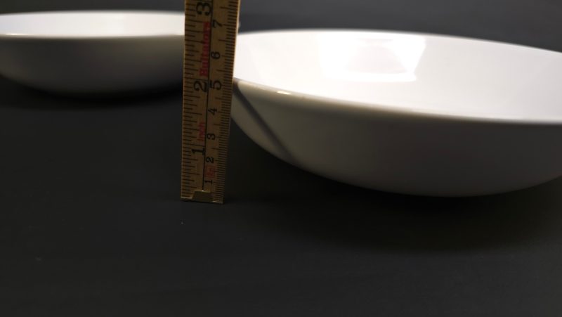 Djupa tallrikar från IKEA – 21,5 cm i diameter