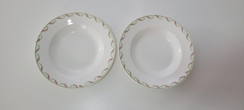 2 Djupa tallrikar från Gustavsberg, troligen 1800-tal