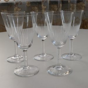 Glasservis, 5 glas, F-& HL Kristall, Kosta
