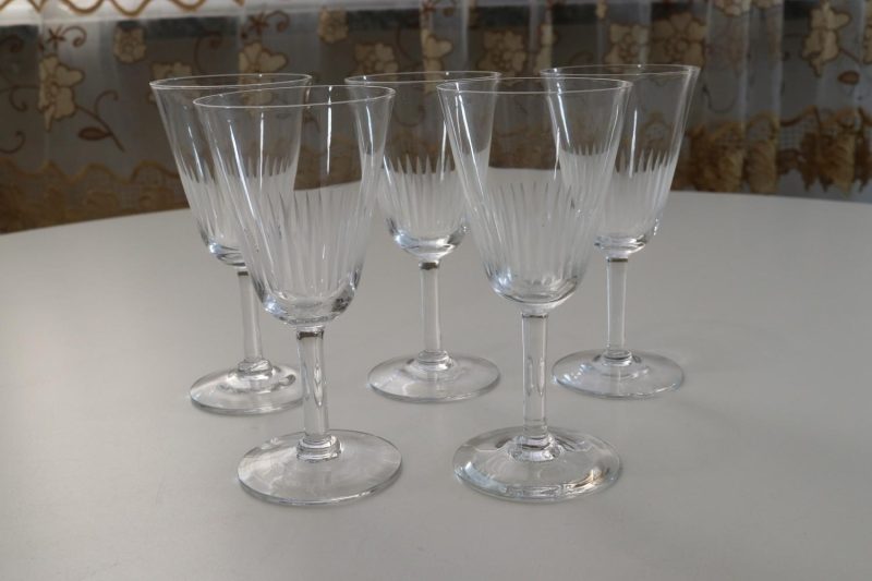 Glasservis, 5 glas, F-& HL Kristall, Kosta