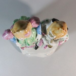 Figurin, Franskt par i barockstil - 27cm