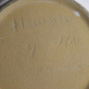 Handmålad skål med grodmotiv – Vintage från Danmark