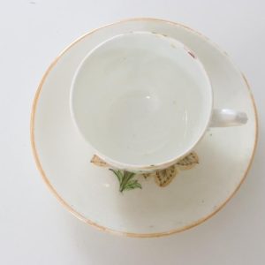 Kaffekopp, Antik?, handmålad med rosor