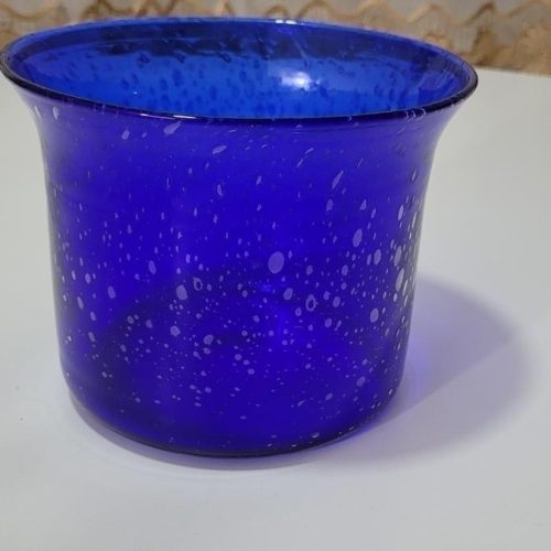 Blå ytterfoder i glas, TROLIGEN SEA GLASBRUK