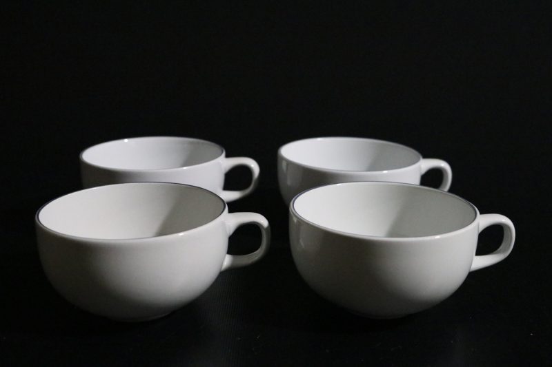 Set med 4 kaffekoppar från Royal Copenhagen, Modell Alliance