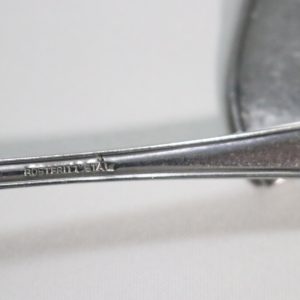 Elegant Set of 8 Vintage Stainless Steel skedar