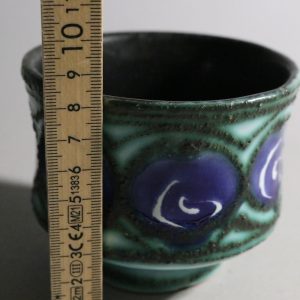 Vintage Keramikskål – 8,5 cm Hög