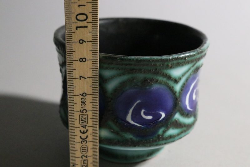 Vintage Keramikskål – 8,5 cm Hög