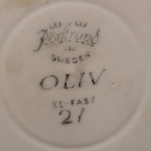 Röstrand Oliv kaffekanna saknar lock